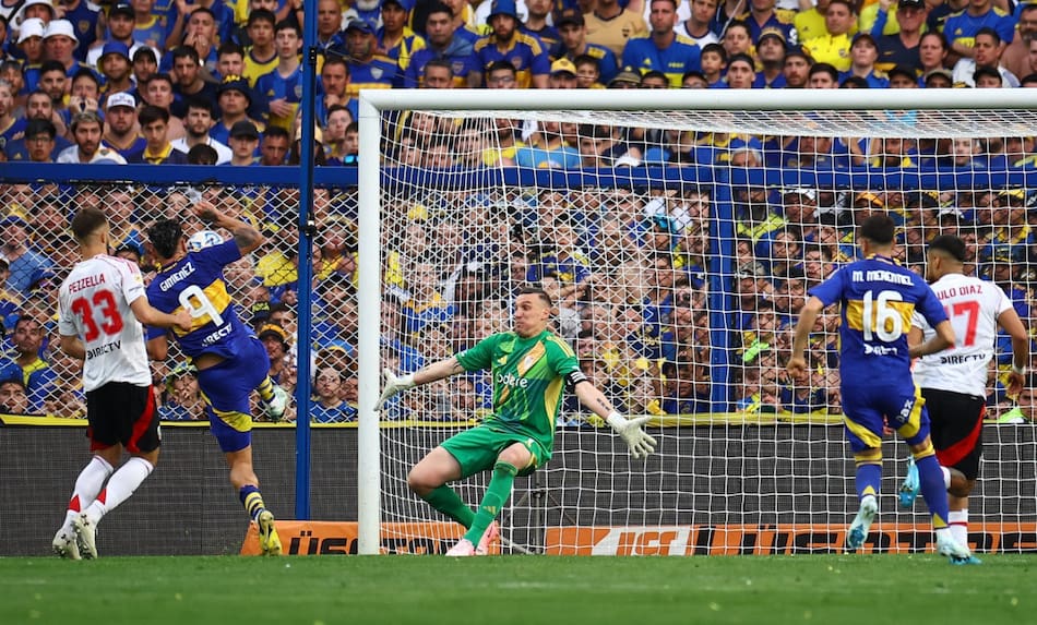 Agónico no-gol de Milton Giménez. Foto: Superclásico