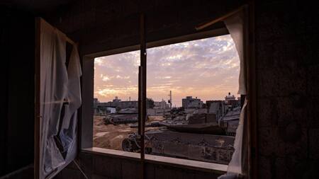 El Ejército de Israel a lo largo de la Franja de Gaza. Foto: Efe