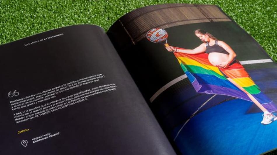 “La cancha de la diversidad”, el álbum de figuritas LGBTQI de Emilien Buffard. Foto: Emilien Buffard