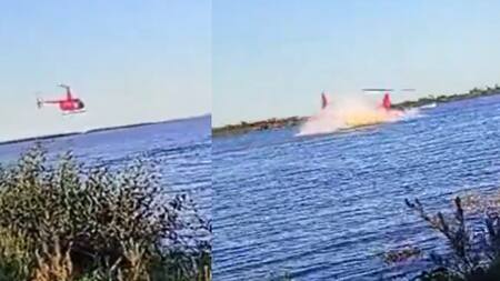 El hombre era el dueño del helicóptero y un reconocido empresario petrolero. Foto: captura.