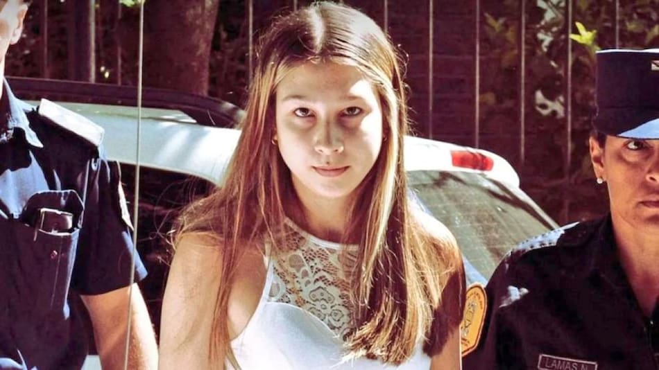 Nahir Galarza fue condenada a prisión perpetua. Foto: X.