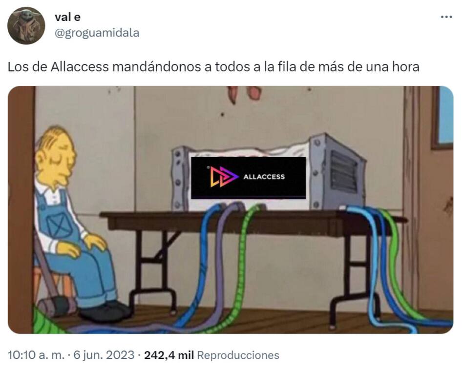 Memes sobre las entradas para Taylor Swift en Argentina. Foto: Twitter.