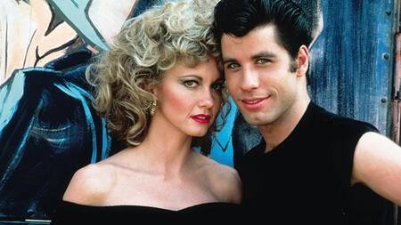 Olivia Newton John y John Travolta, Grease, foto Paramount Pictures