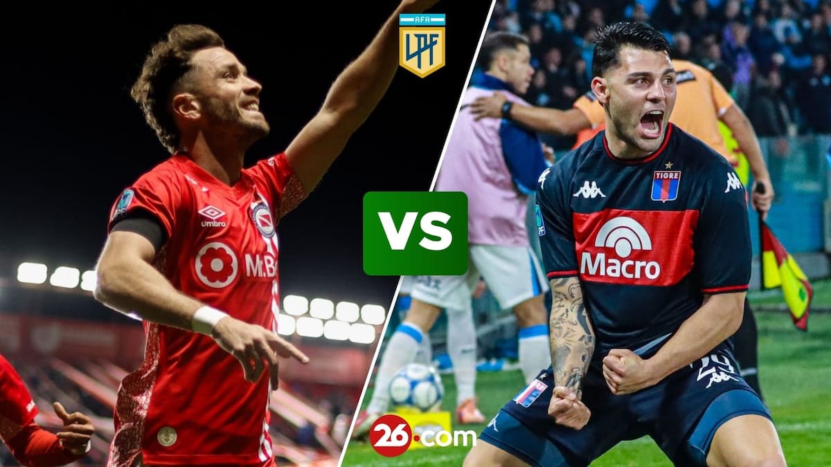 Argentinos vs Tigre por el Torneo Clausura.