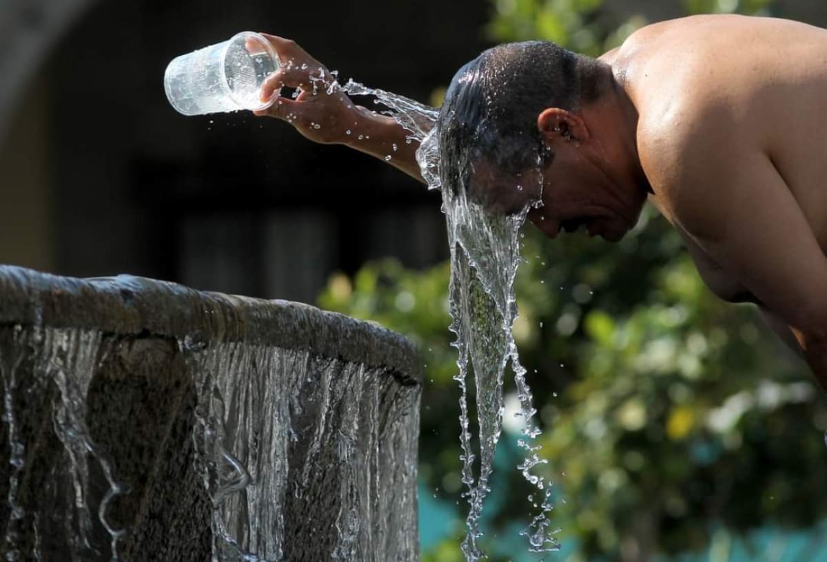 Ola de calor en México y Texas. Foto: Twitter/ @crnnoticiasesp