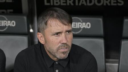 Eduardo Coudet en Atlético Mineiro. Foto: REUTERS.