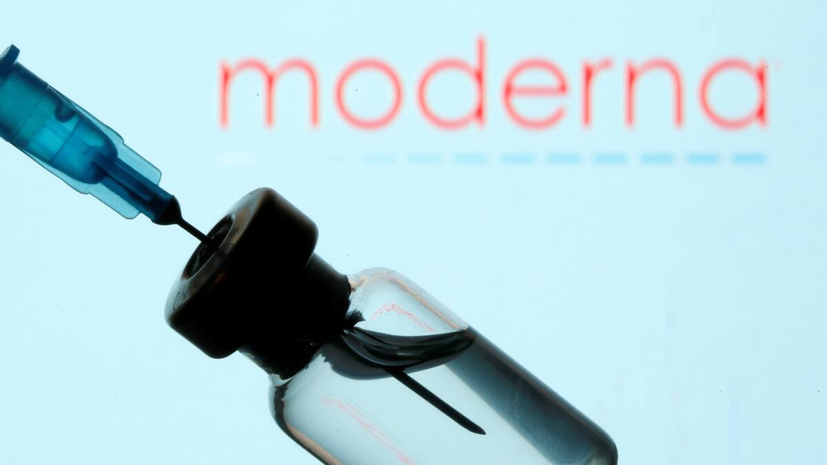 Vacuna Moderna. Foto: Reuters.