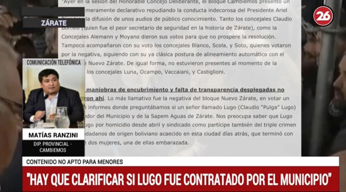 Zárate - Peligroso delincuente habría sido proveedor del Municipio - Canal 26 -