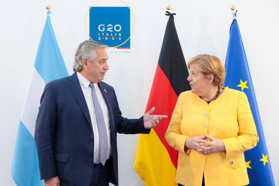 En Roma, el Presidente mantuvo reuniones bilaterales con Merkel, Macron, Sánchez y las máximas autoridades de Europa