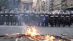 Protesta e incidentes en el Obelisco: murió un hombre que fue detenido por la Policía