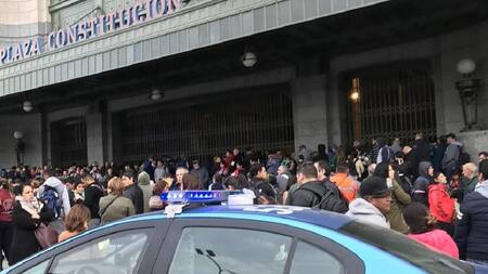 Amenaza de bomba en estación Constitución