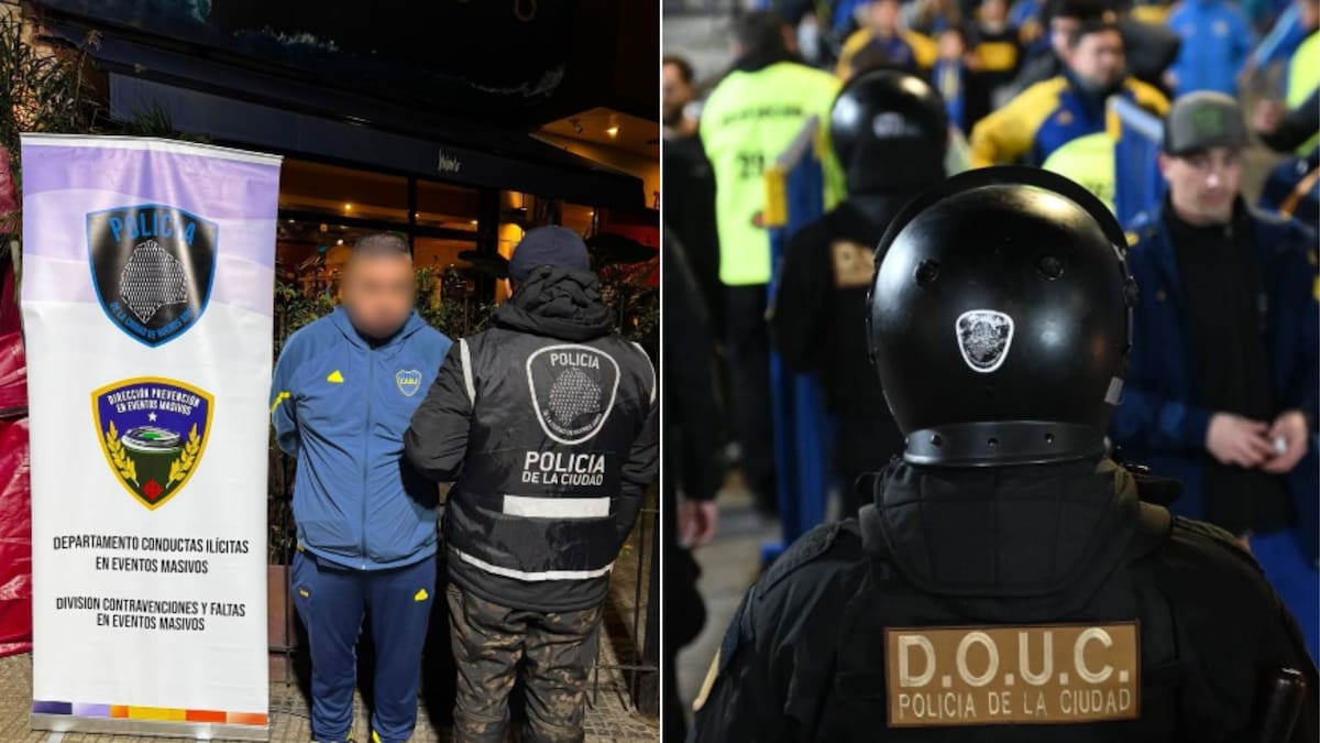 En la previa del partido de Boca, detuvieron a un hombre prófugo de la Justicia acusado de abuso sexual
