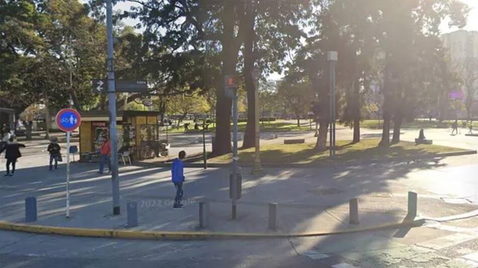 El lugar donde fue baleado en menor en Constitución. Foto: Google Maps