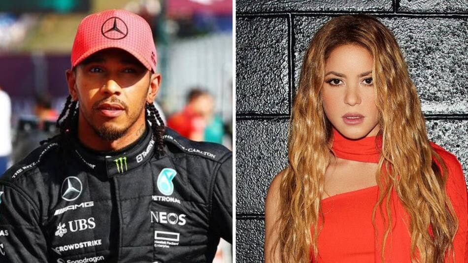 Lewis Hamilton se cansó de Shakira y pidió algunas restricciones. Foto: Instagrams.