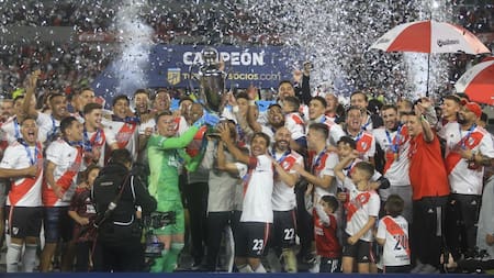 River campeón, liga profesional de fútbol 2021. NA.