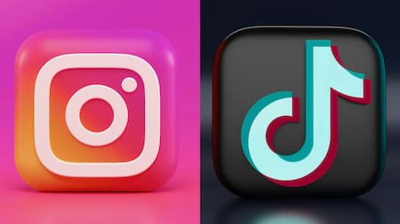 Instagram y TikTok. Foto: Unsplash.