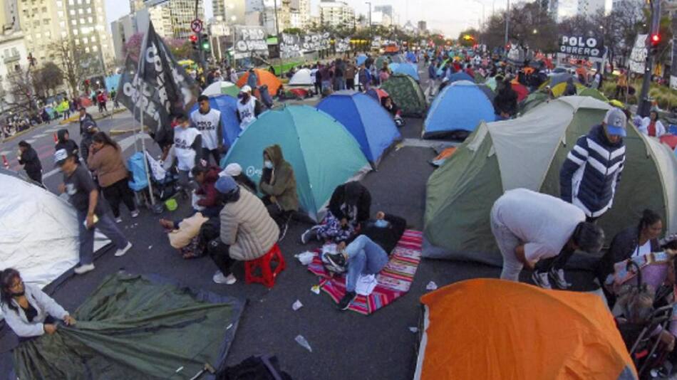 Acampe. Foto: NA.