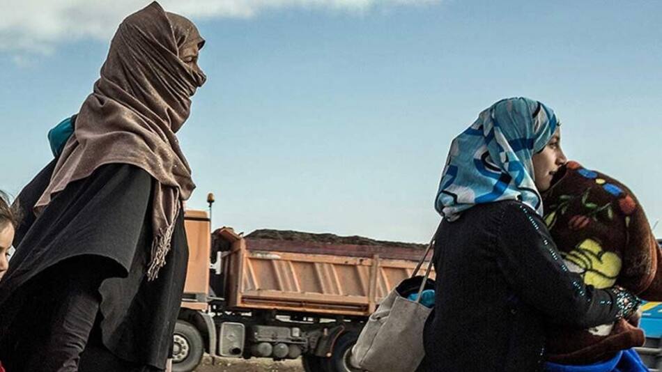 Manifestaciones en Irán. Foto: Telam.