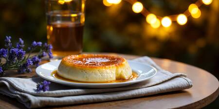 Flan casero, gastronomía. Foto: Freepik