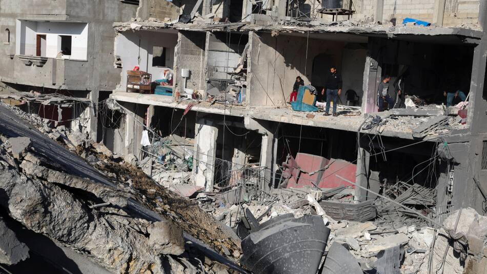 Ataques israelí en Rafah, Gaza. Foto: Reuters.