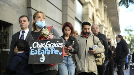 Emotivo último adiós a Carlitos Balá en la Legislatura porteña. Foto: NA.