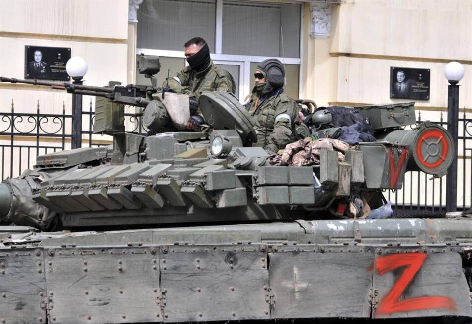 Soldados, guerra en Ucrania. Foto: EFE