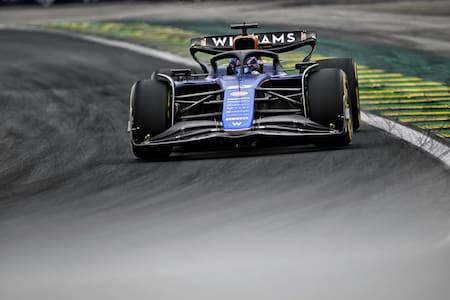 Franco Colapinto en el Gran Premio de Brasil. Foto: NA.