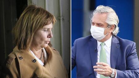 Patricia Bullrich y Alberto Fernández, NA