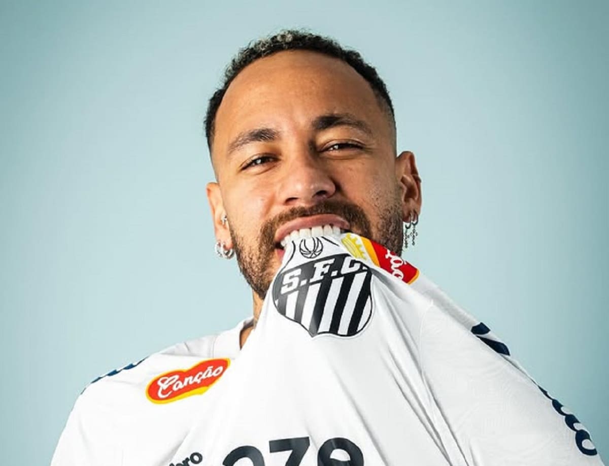 Neymar volvió al Santos. Foto: Instagram @santosfc