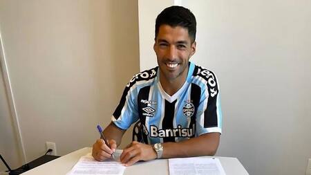 Luis Suárez, futbolista. Foto: Twitter Gremio