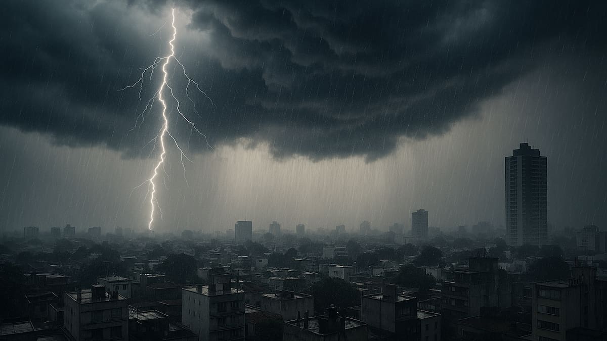 Llega el “diluvio del siglo”: más de 96 horas de lluvias intensas, tormentas eléctricas y vientos extremos en estas zonas del país