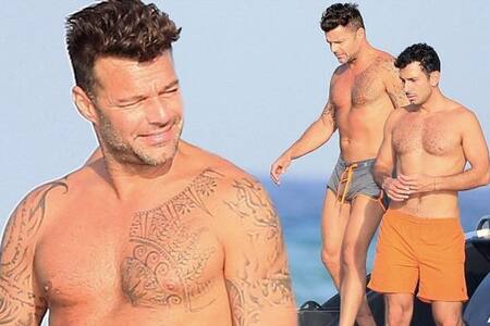 Ricky Martin y Jwan Yosef