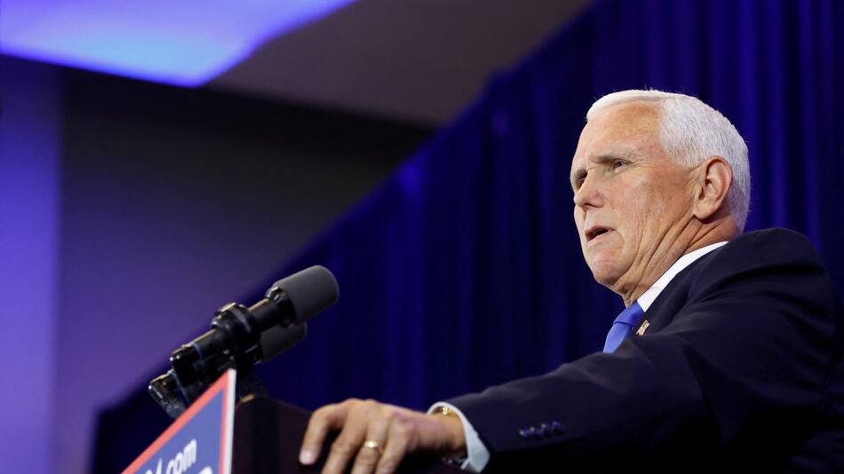 Mike Pence, duro contra Trump. Foto: Reuters.