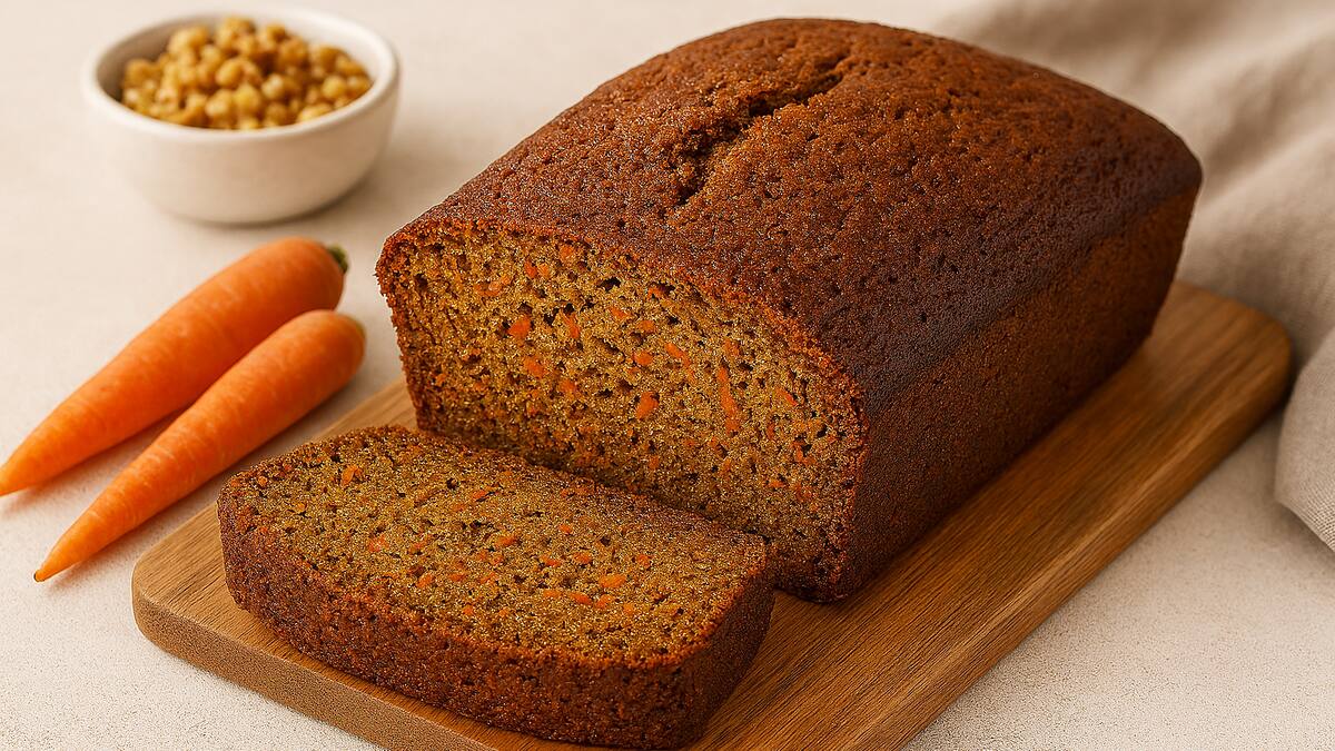Pan de zanahoria.