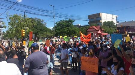 Protestas en Formosa, Twitter.