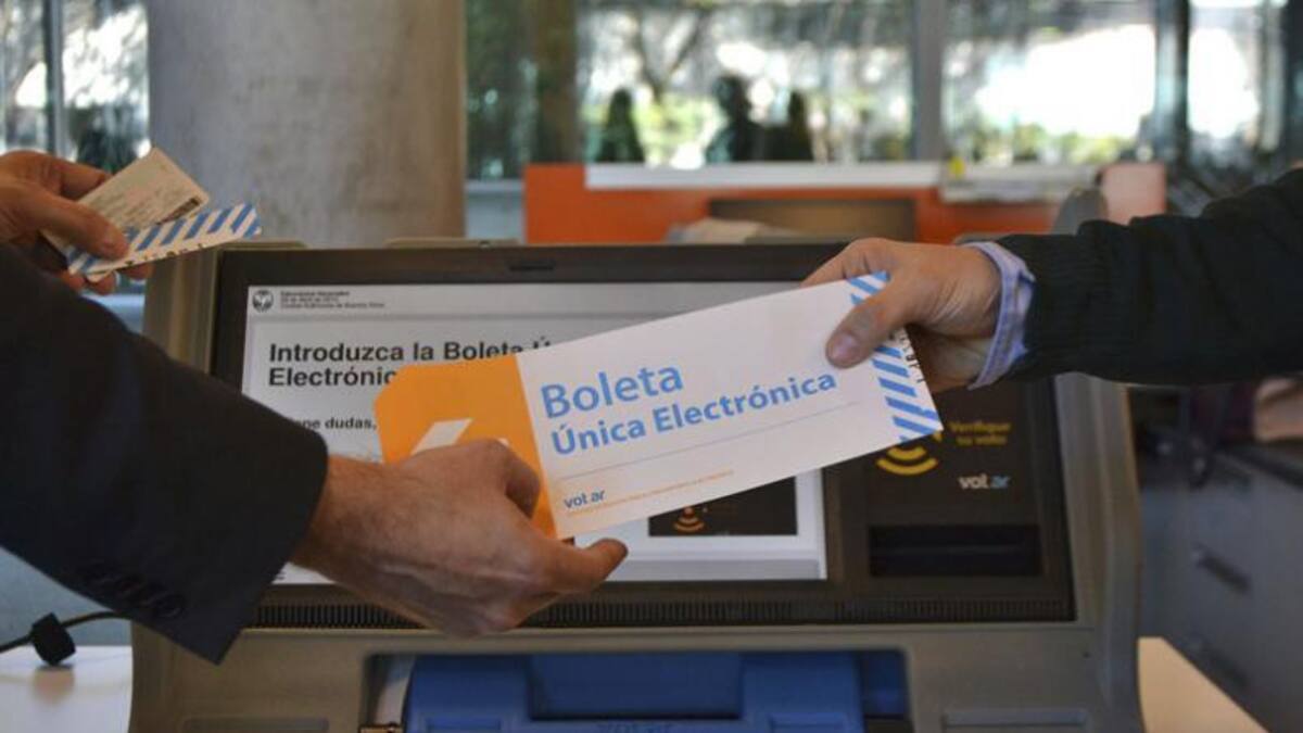 Boleta electrónica - Elecciones Neuquén