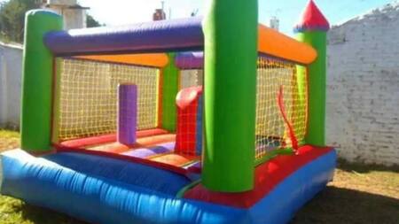 Pelotero inflable. Foto: Diario Popular