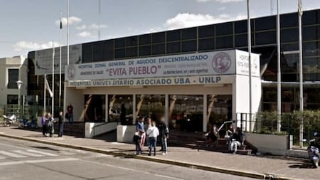 Hospital Evita Pueblo de Berazategui. Foto: NA.