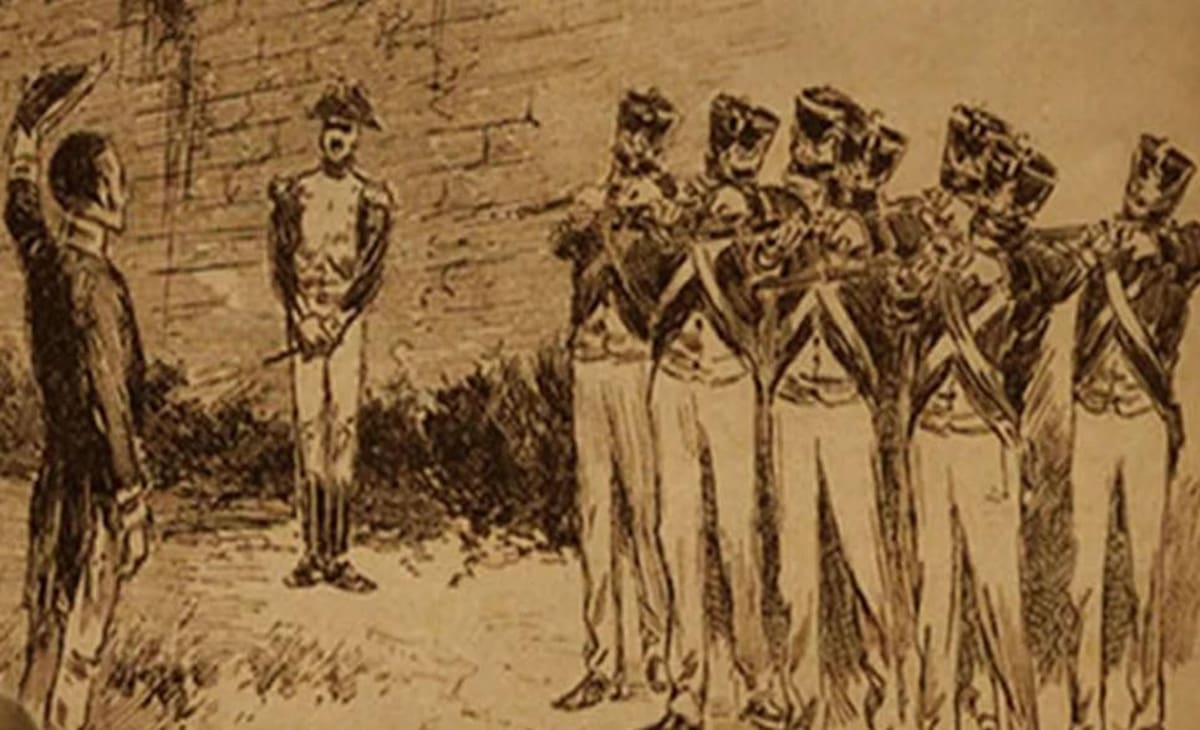 El 15 de diciembre de 1810, en la plaza de Potosí, fueron fusilados Nieto, Paula Sanz y Córdoba.
