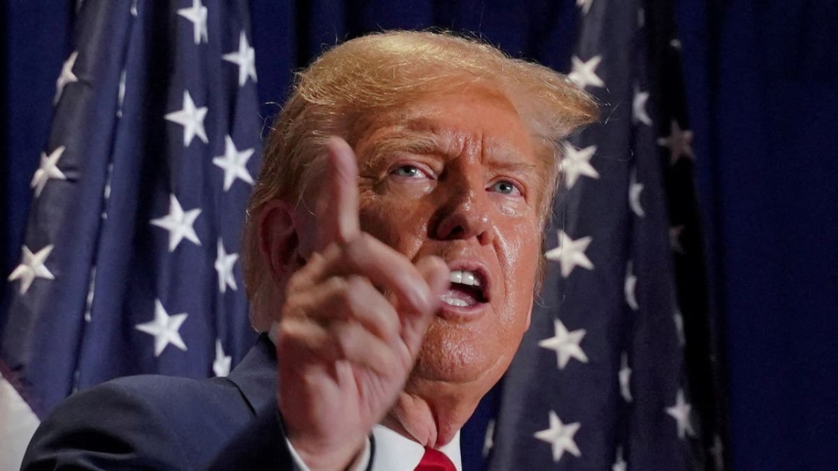 Donald Trump, expresidente de Estados Unidos. Foto: Reuters.