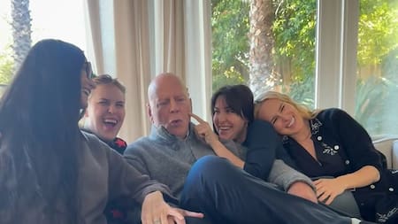 Cumpleaños de Bruce Willis. Foto: Instagram.
