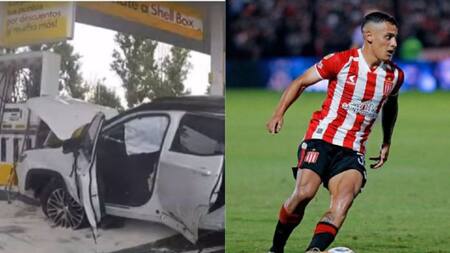 Tiago Palacios, protagonista de un accidente de tránsito. Foto: NA