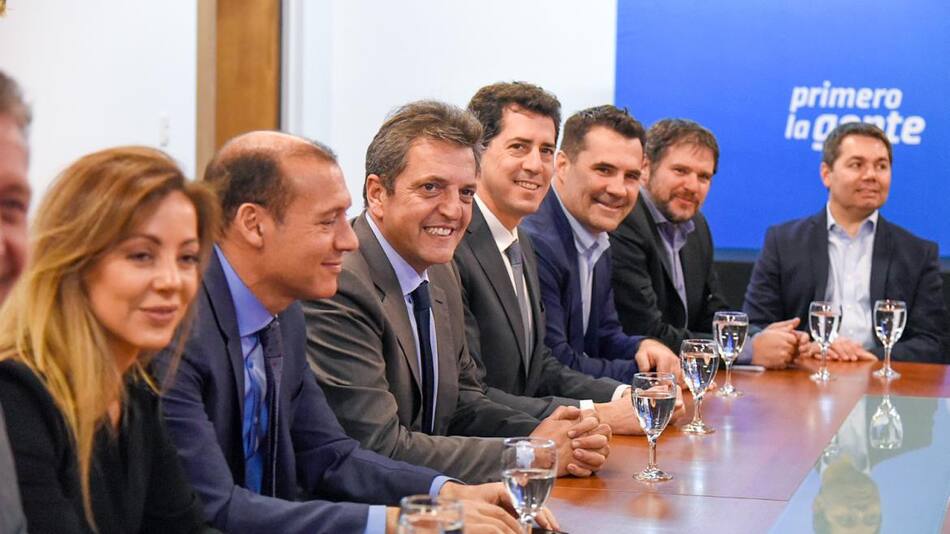 Visita de Sergio Massa a Neuquen. Foto: NA.