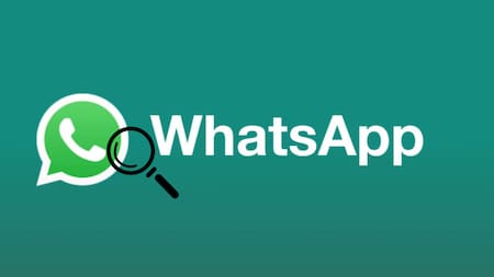 La opción "lupa escondida" de WhatsApp.