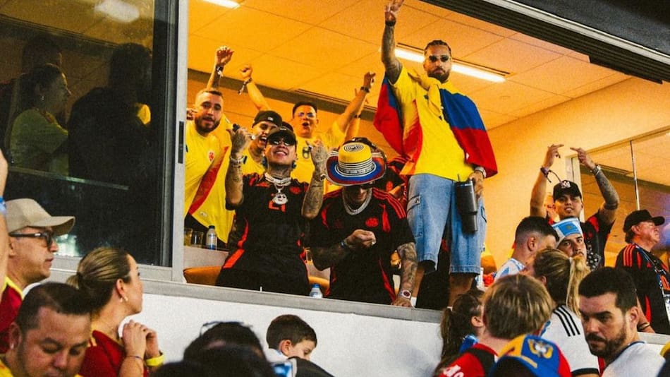 Maluma en la Copa América. Foto: @maluma