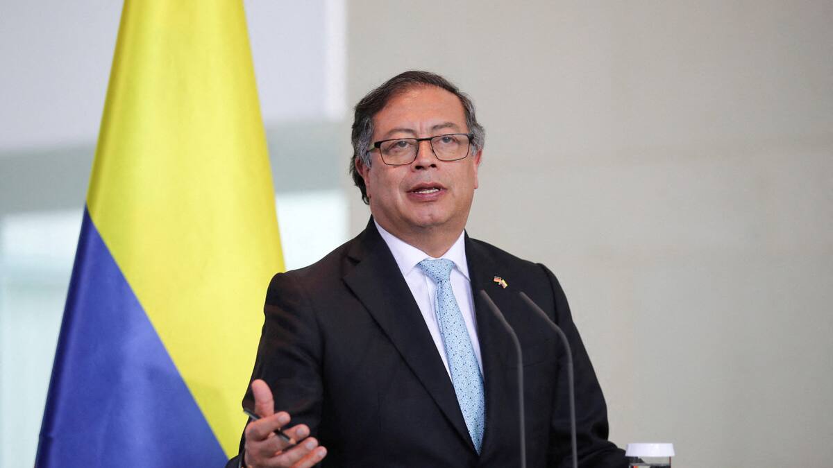 Gustavo Petro, presidente de Colombia. Foto: Reuters.