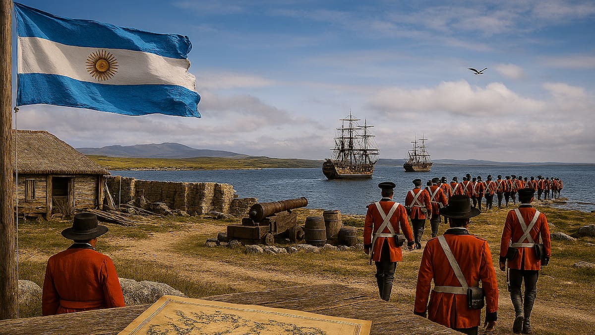Retirada británica de Malvinas