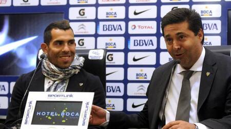 Boca - Tevez - Angelici