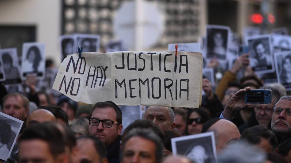 Atentado a la AMIA. Foto: Télam.