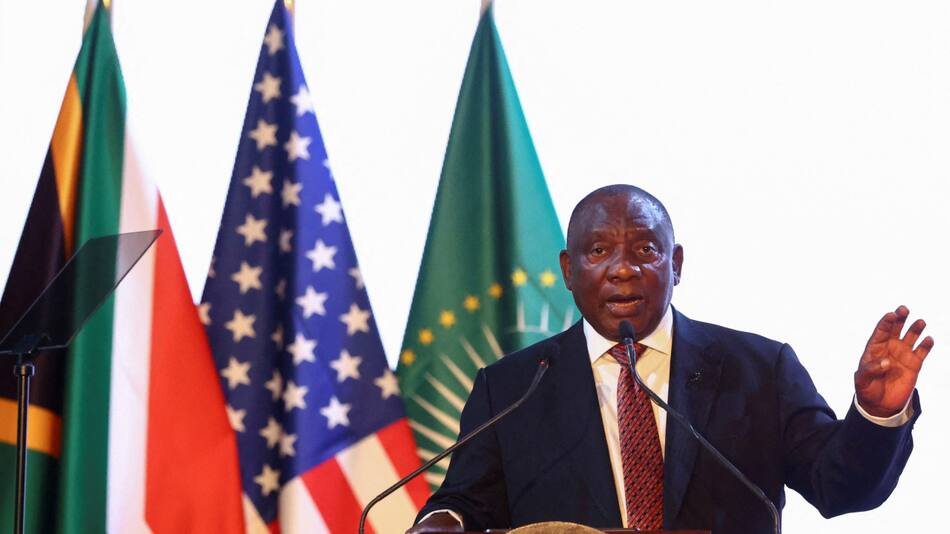 El presidente sudafricano, Cyril Ramaphosa, Reuters
